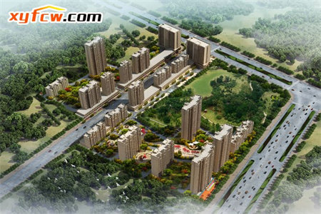 城帝景郦城三室两厅两卫毛坯房出售